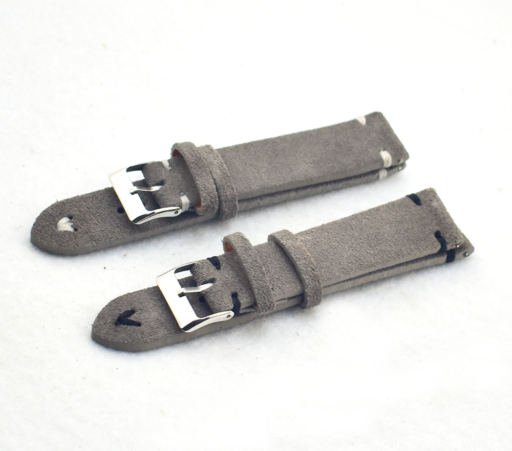 Suede Strap Watch - Od zegarków prawdziwa skóra Retro mężczyźni
