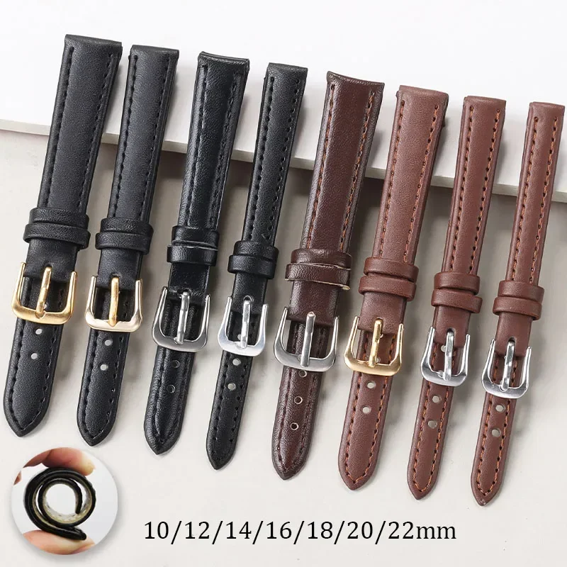 Suede Strap Watch - Pasek ze skóry PU 10mm 12mm