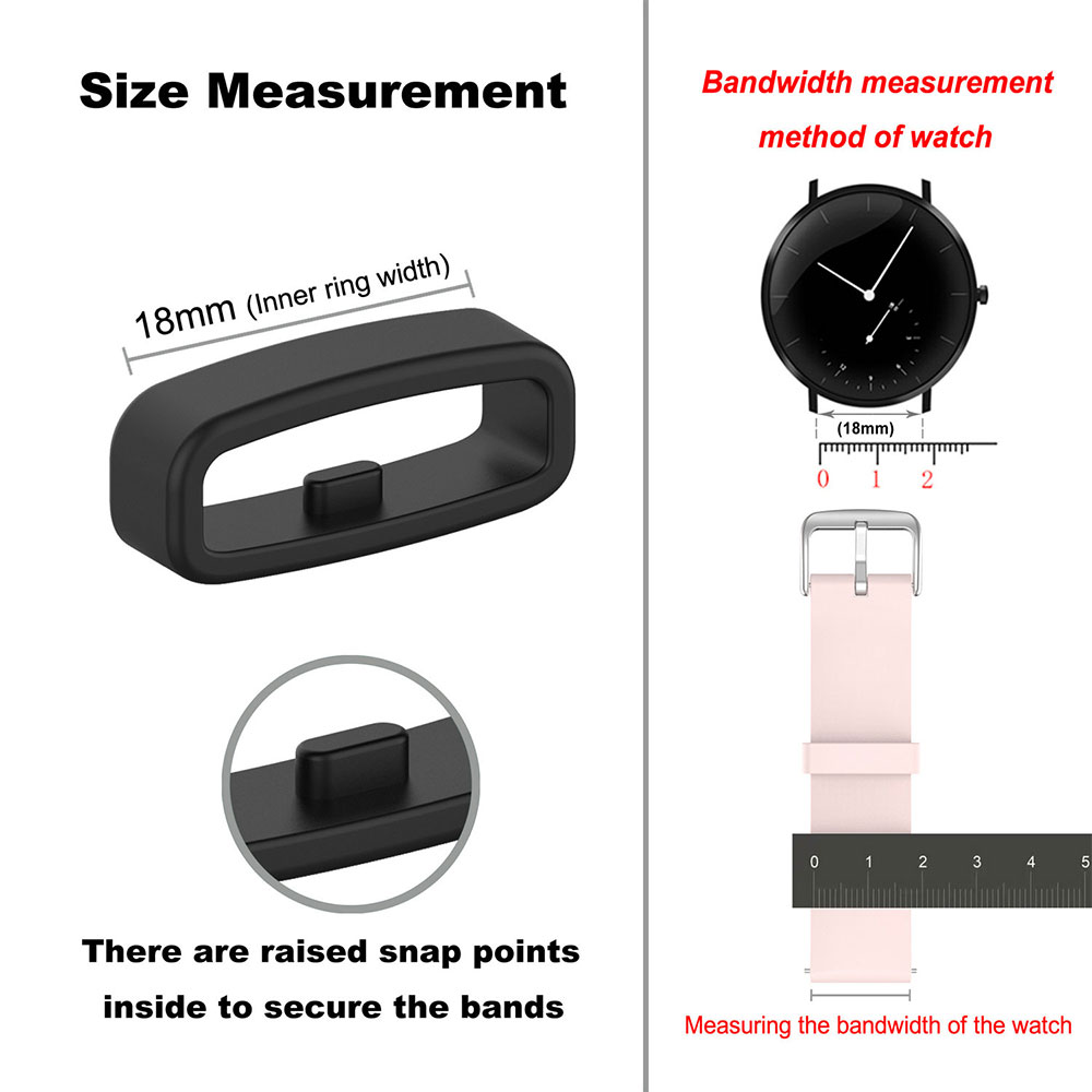 18 20 22mm Gumowy pierścień do – Silicone Watch Band 22Mm recenzja i cena