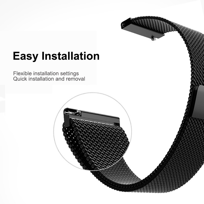 Metalowy pasek do zegarka Sams – Milanese Loop Magnetic recenzja i cena