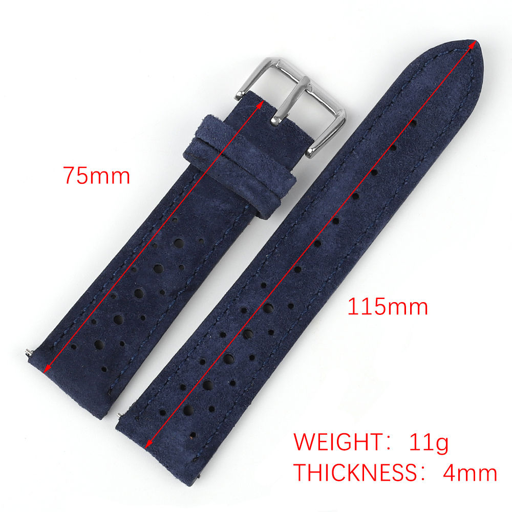 Zamszowy Pasek do Zegarka 18mm – Suede Strap Watch recenzja i cena