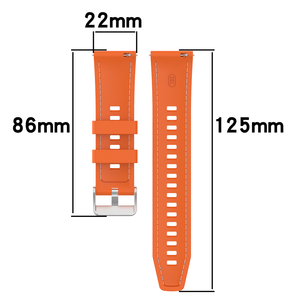 Uniwersalny silikonowy pasek 2 – Silicone Watch Band 22Mm recenzja i cena