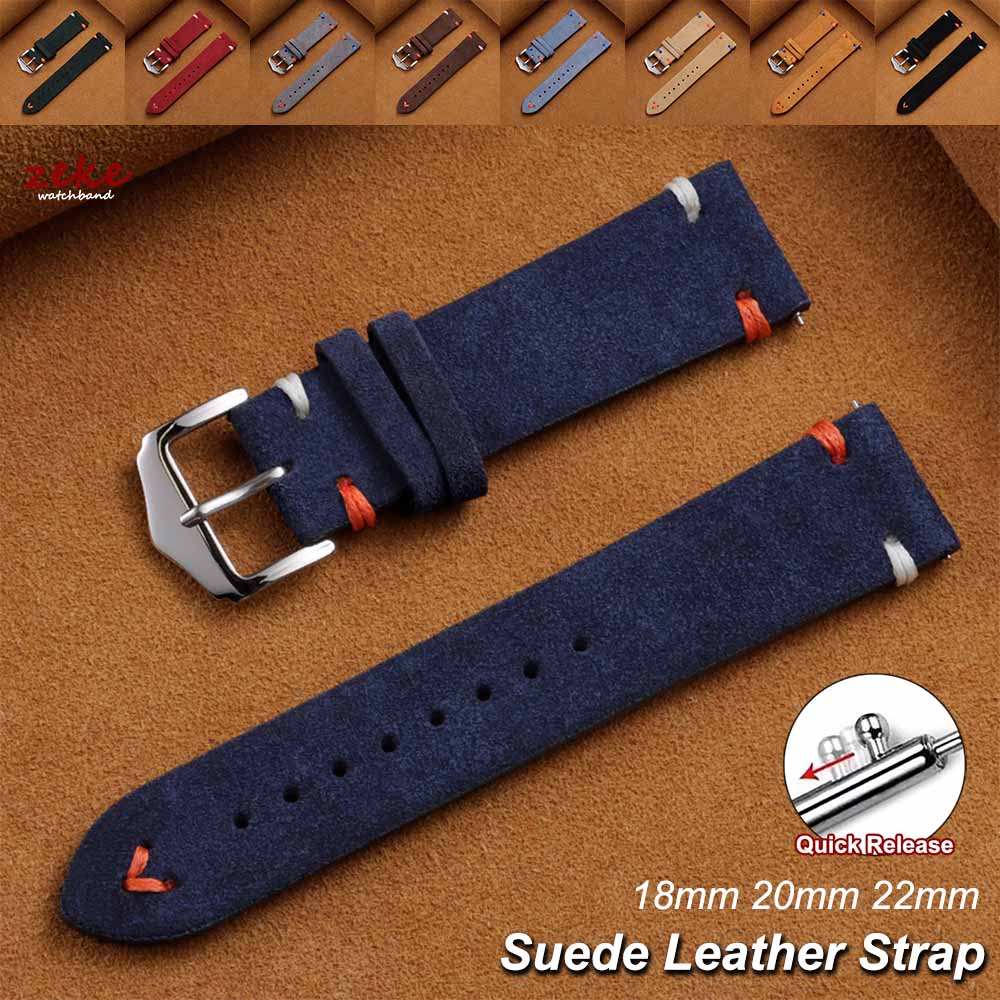 Pasek do zegarka ze skóry zams – Suede Strap Watch recenzja i cena