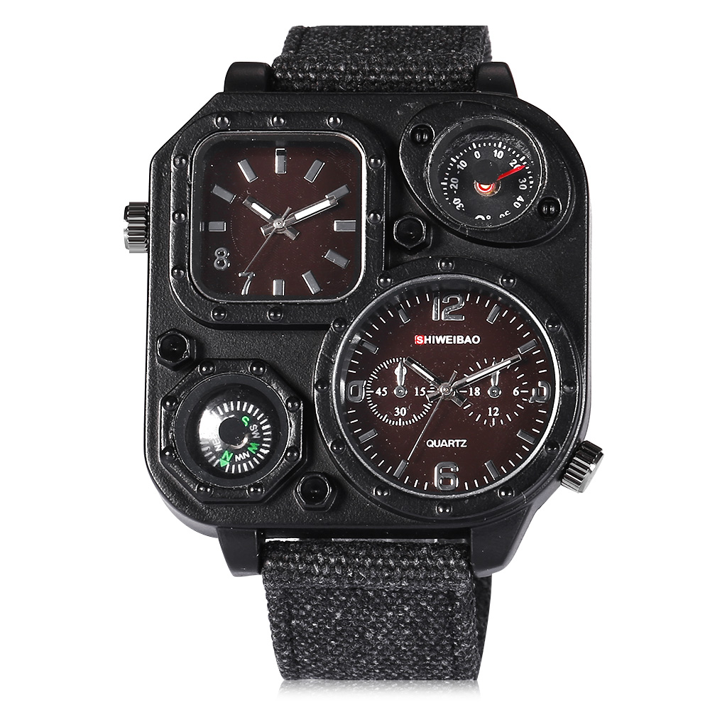 Męskie zegarki kwarcowe Top ma – Canvas Strap Watch recenzja i cena