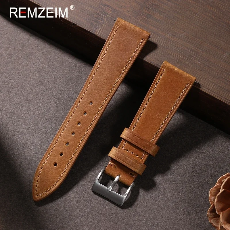 Crazy Horse skórzany pasek do  – Leather Strap Quick Release recenzja i cena