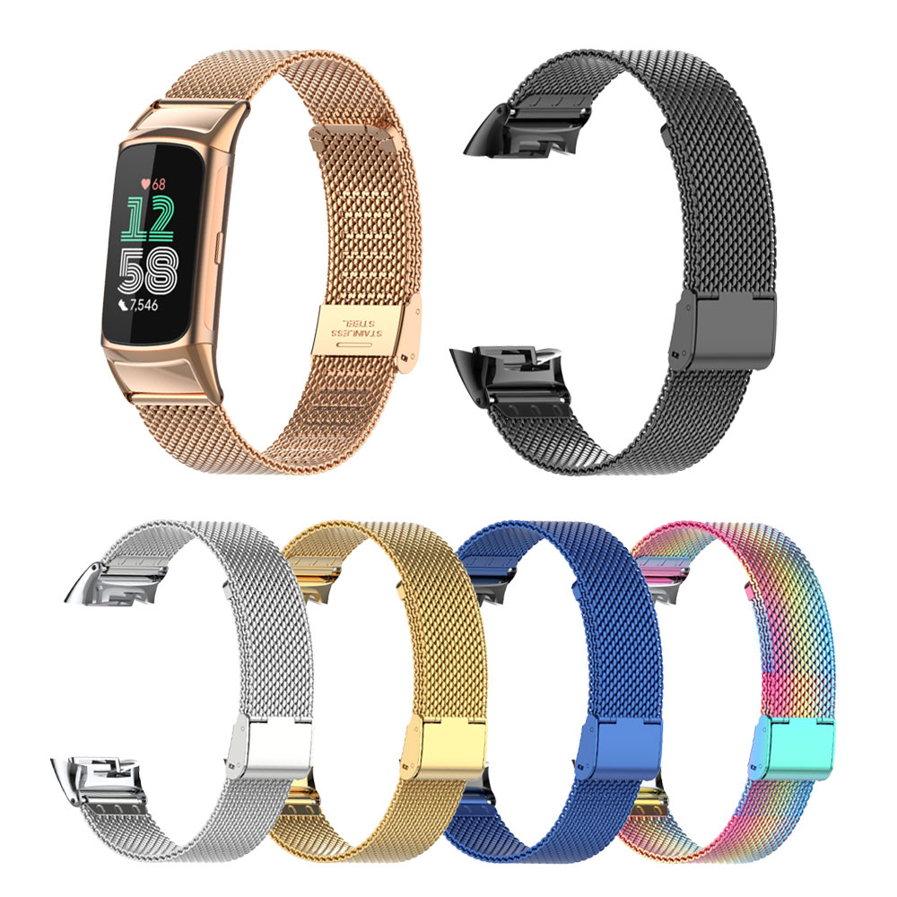 Pasuje do Fitbit Charge 5/6, p – Mesh Strap Metal recenzja i cena