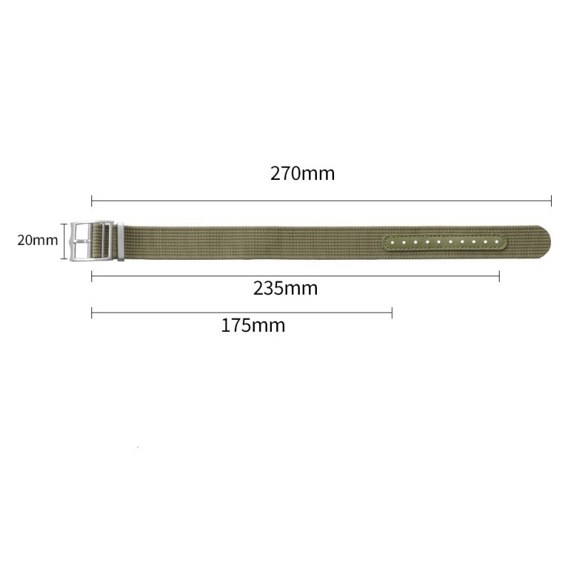 Pasek do zegarka sportowego z  – Canvas Strap Watch recenzja i cena