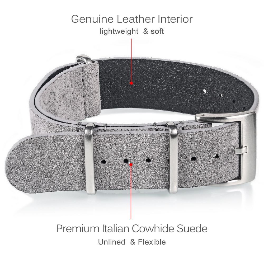 HEMSUT skórzany pasek do zegar – Suede Strap Watch recenzja i cena