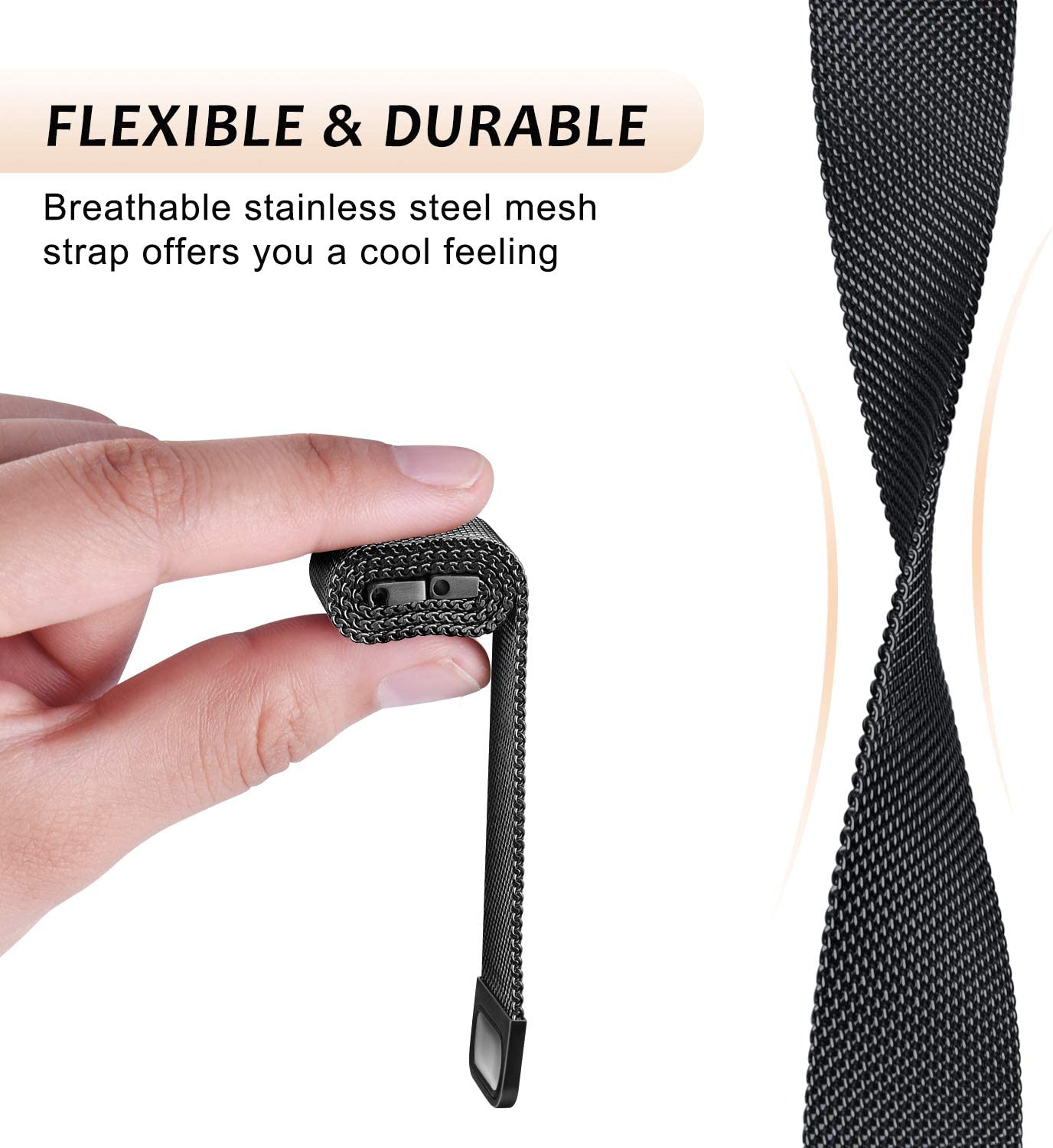 Pasek Milanese Loop do Fitbit  – Milanese Loop Magnetic recenzja i cena